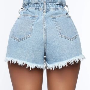 High Waist Denim Shorts